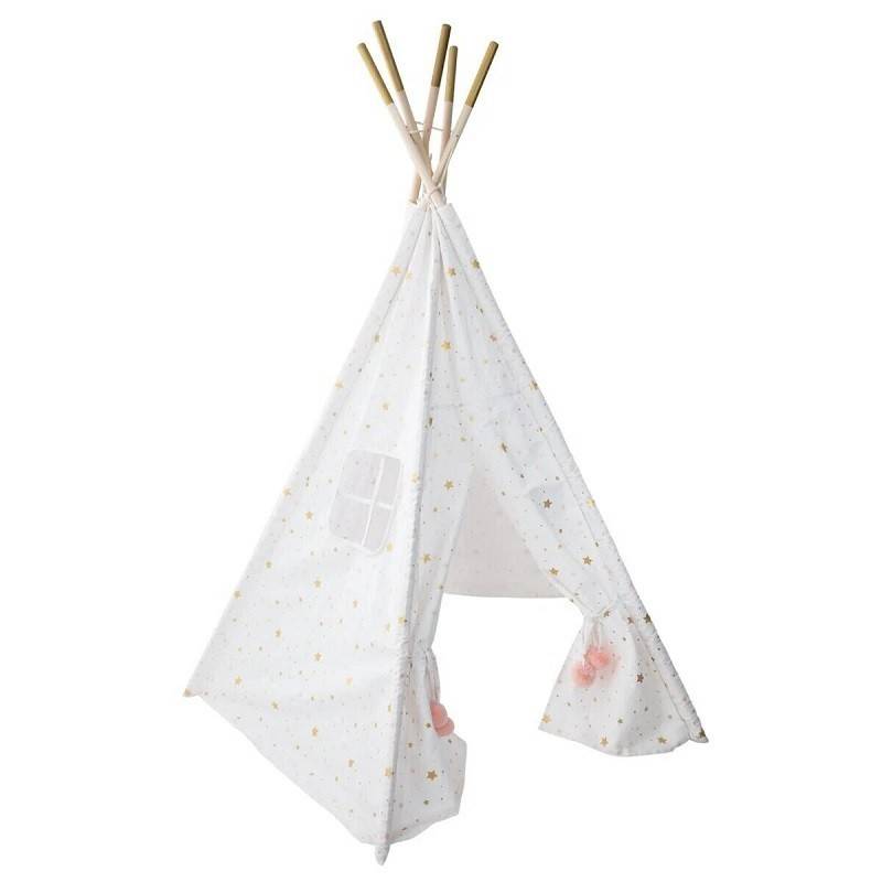 Tipi décoratif 160 cm pour enfant blanc Atmosphera - Image 1