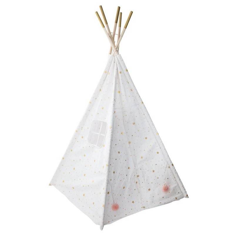 Tipi décoratif 160 cm pour enfant blanc Atmosphera - Image 3