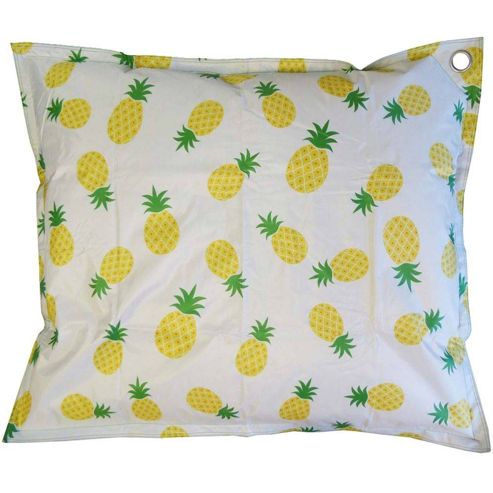 Jardindeco - Maxi coussin imprimé intérieur extérieur 110 x 130 cm Ananas - Image 3