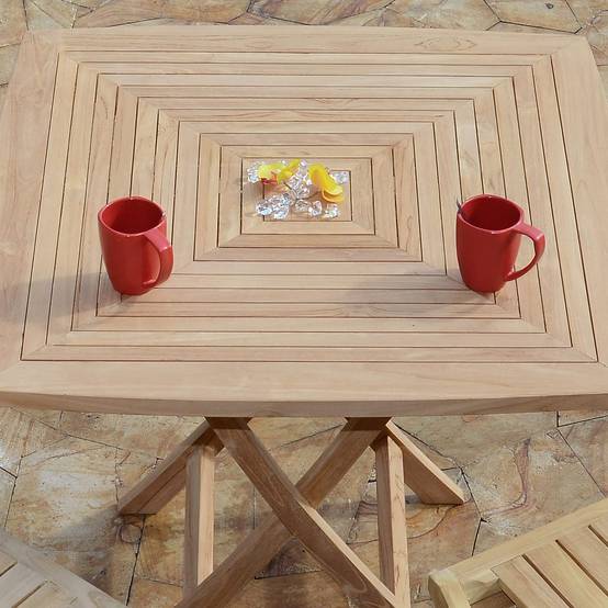 Teck'Attitude - Salon de jardin en teck massif Oman, 2 places - TECK'Attitude - Image 3