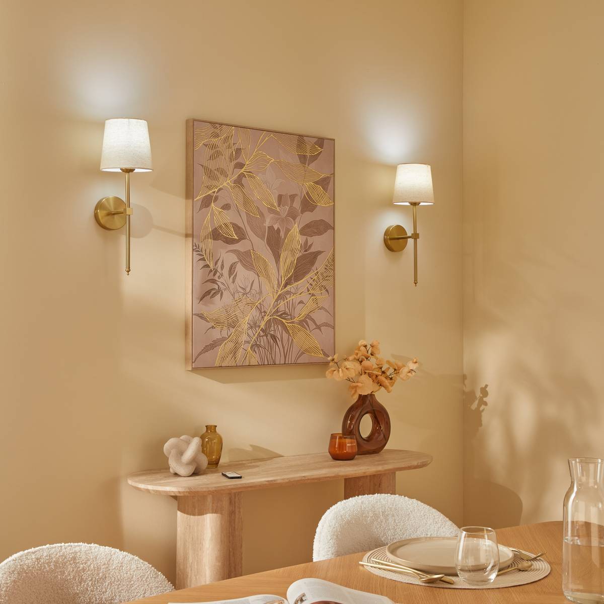 Atmosphera - Toile Périne rectangulaire 58x78cm - Atmosphera Créateur d'intérieur - Image 1