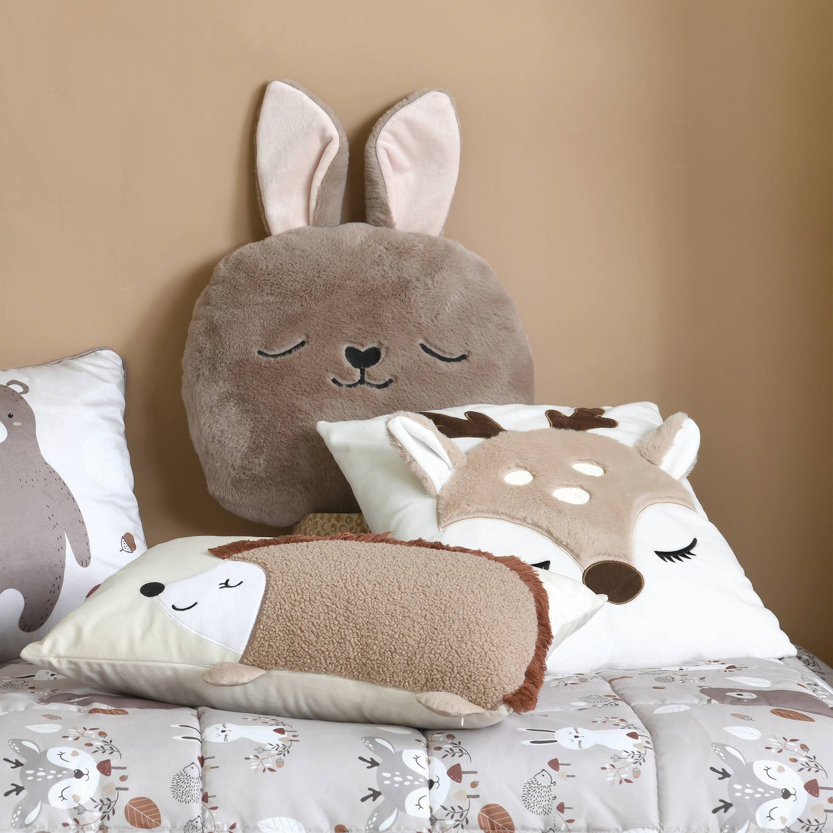 Lovely Casa - Coussin tête de lapin enfant - LOVELY CASA - Image 3