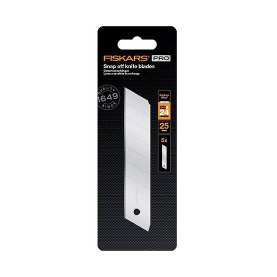 Fiskars - Lames cassables de rechange 25mm CarbonMax - pack de 5 - Image 1