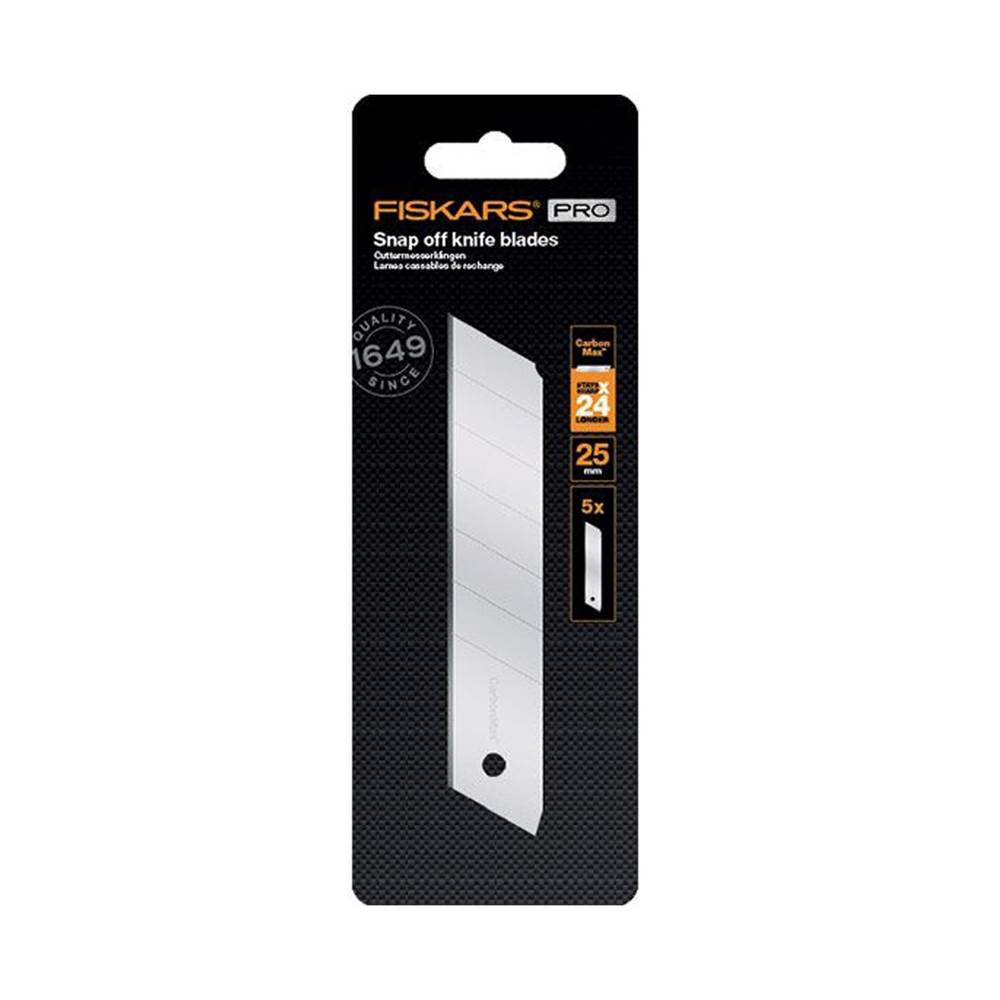 Fiskars - Lames cassables de rechange 25mm CarbonMax - pack de 5 - Image 1