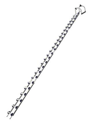 Échelle Evoklip avec crochet TUBESCA - pas 390 mm - hauteur 6.30m - 02453739 - Image 1