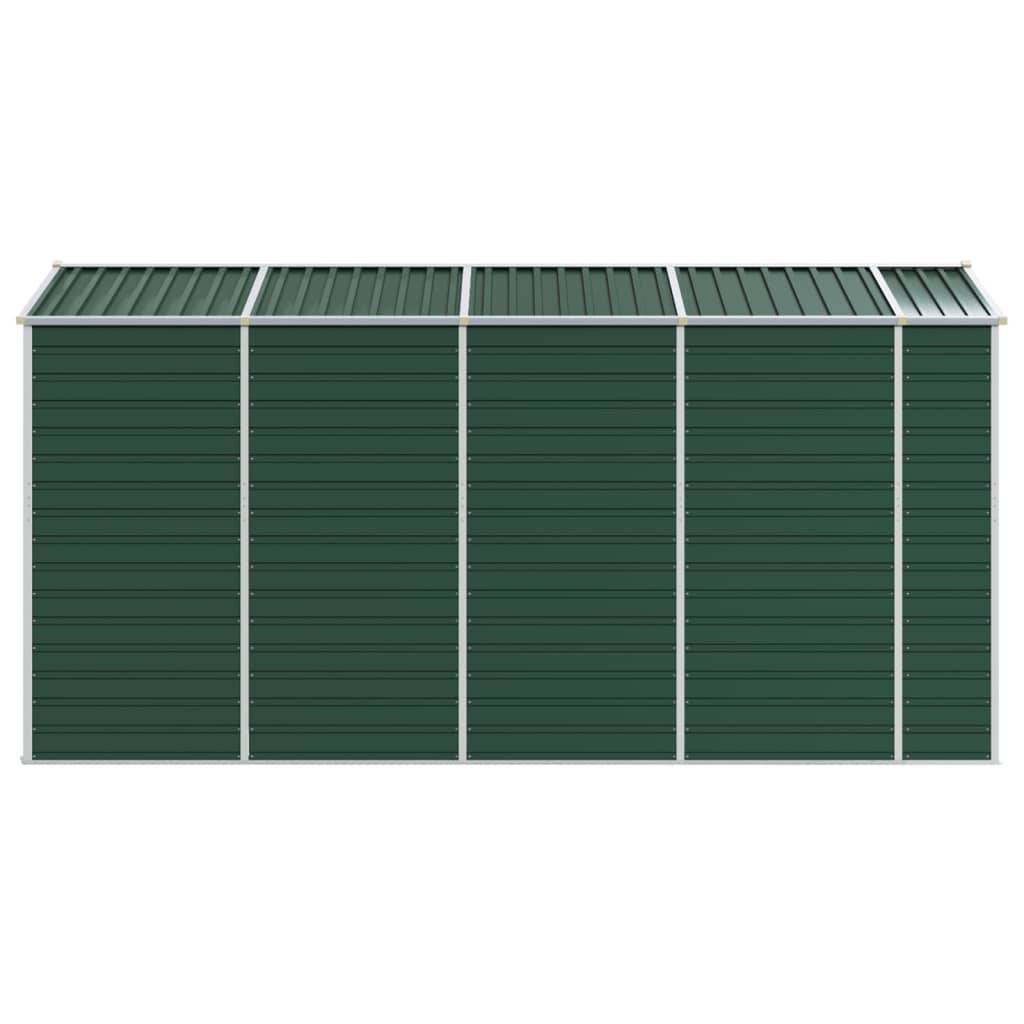 Vidaxl - Abri de jardin vert 191x385x198 cm acier galvanisé vidaXL 3188234 - Image 7