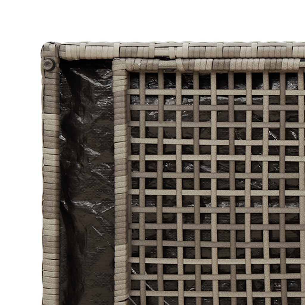 ComfortXL - Banc Coffre Rangement Extérieur Résine Tressée avec Coussin d'Assise pour Balcon 100 cm Gris – ComfortXL Outdoor Living - Image 10