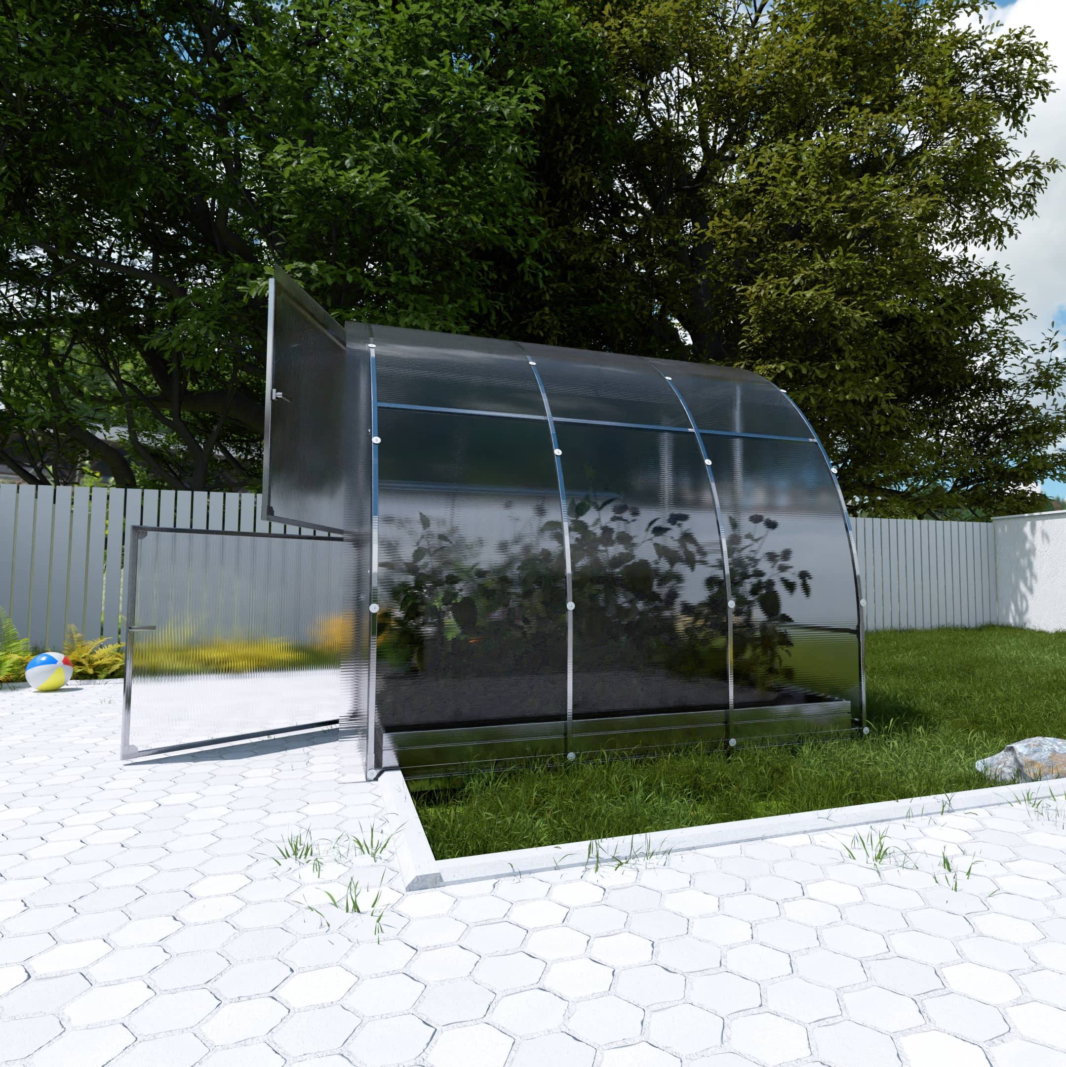 Serre KLASIKA EASY 3 x 2 m (6 m²), 6 mm avec revêtement en polycarbonate - Image 2
