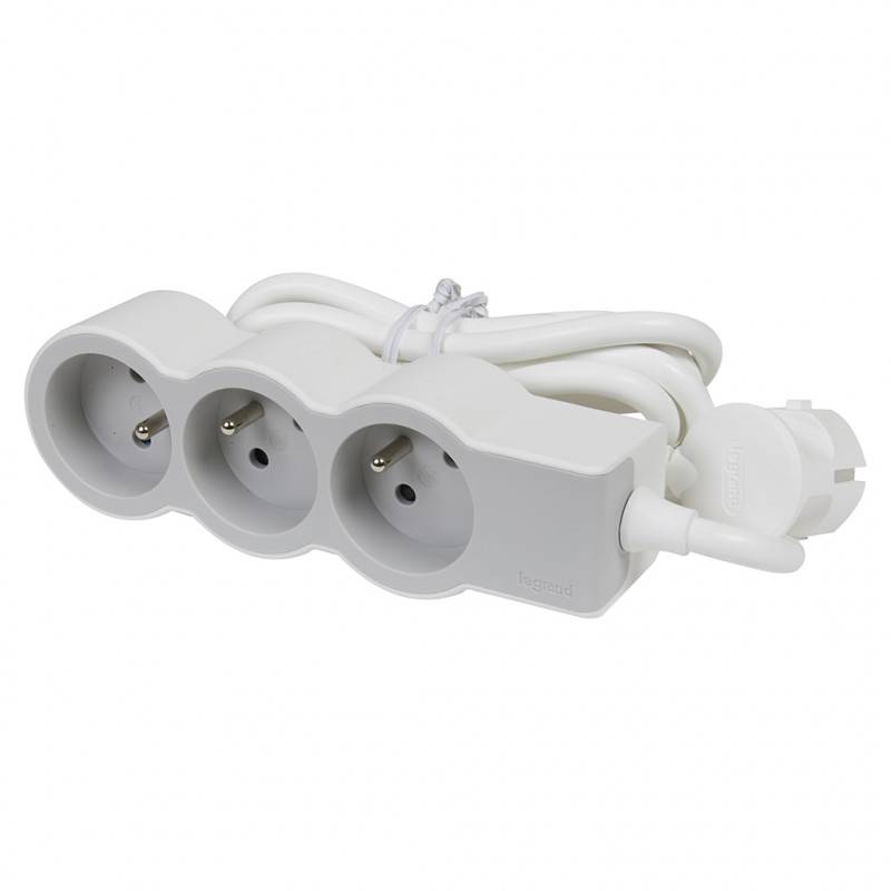 Legrand - Rallonge multiprise 1,5m avec bloc 3 prises 2P+T 0 494 70 LEGRAND - Image 3