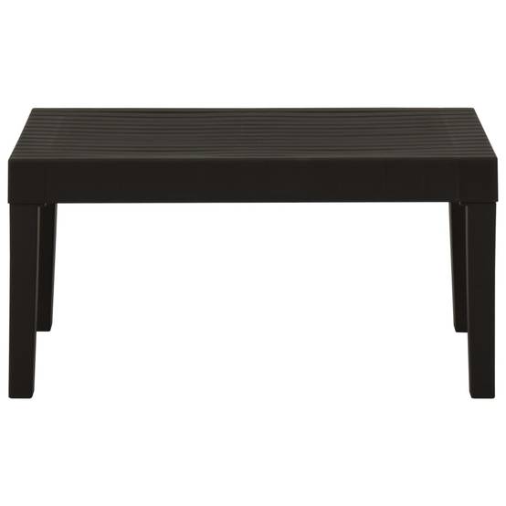 ComfortXL - Petit Salon de Jardin 2 pcs Plastique Canapé Table Basse Coussins Gris – ComfortXL Outdoor Living - Image 6
