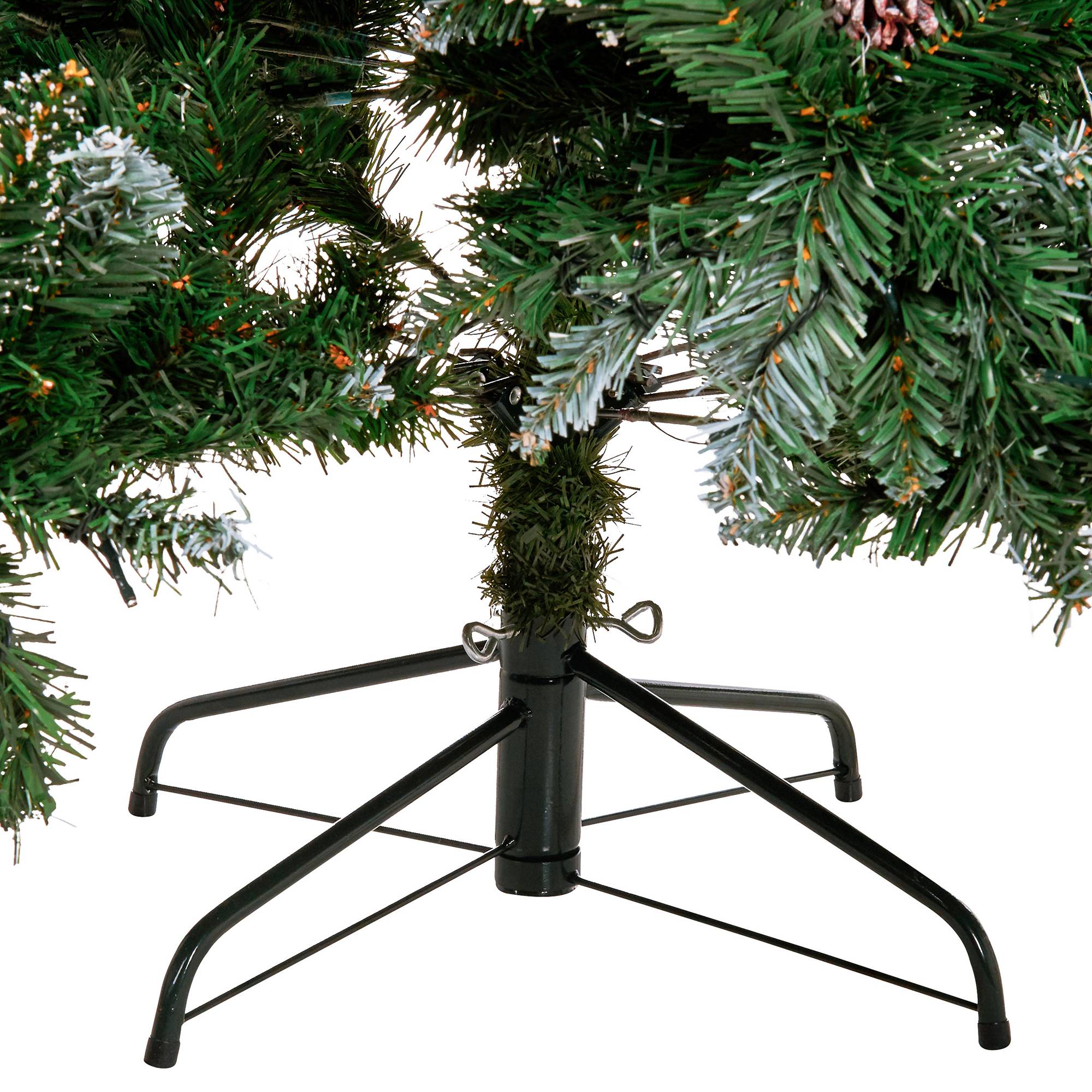 Beliani - Sapin de Noël PVC Vert PALOMAR - 125x125x210- Beliani - Image 5