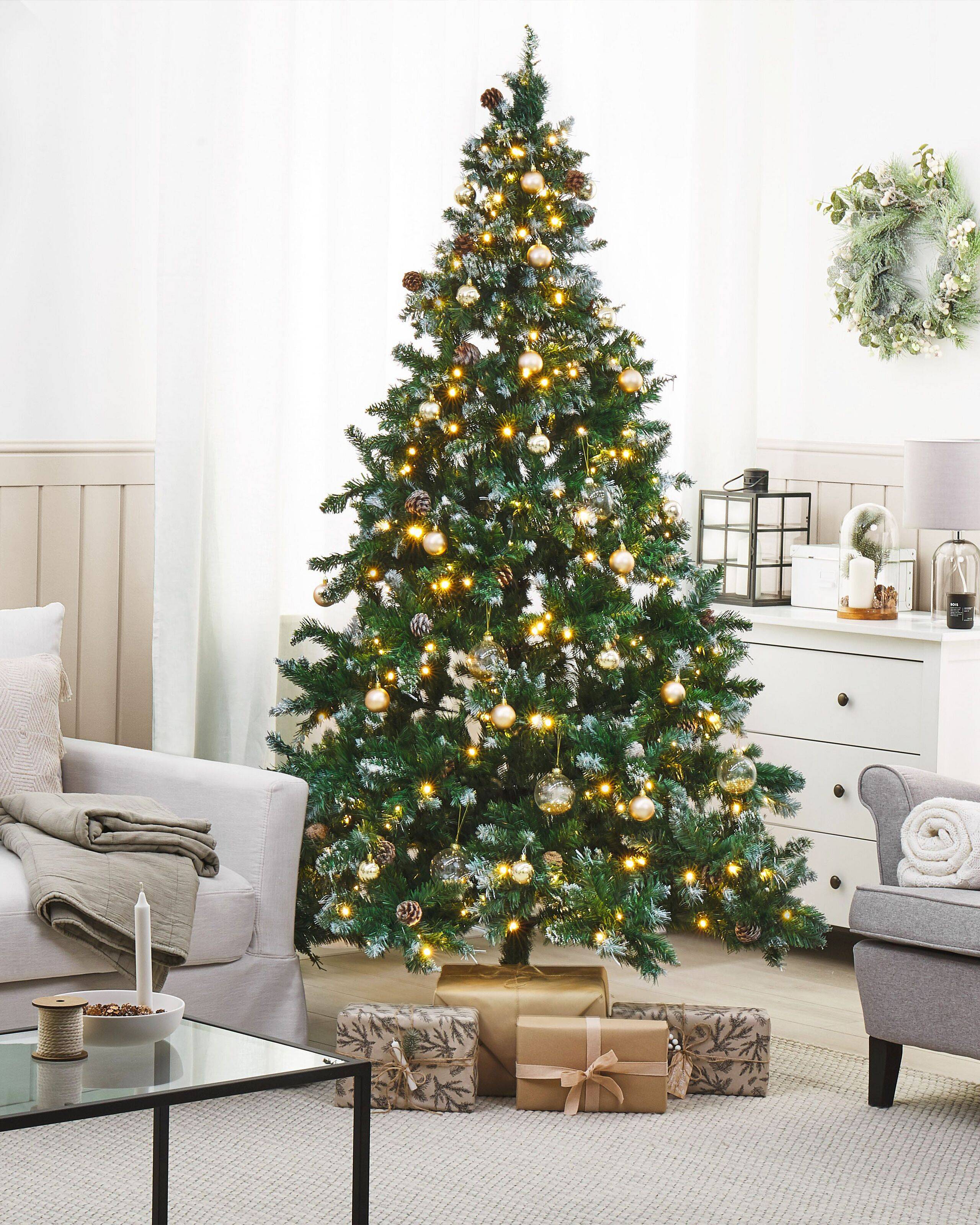 Beliani - Sapin de Noël PVC Vert PALOMAR - 125x125x210- Beliani - Image 1