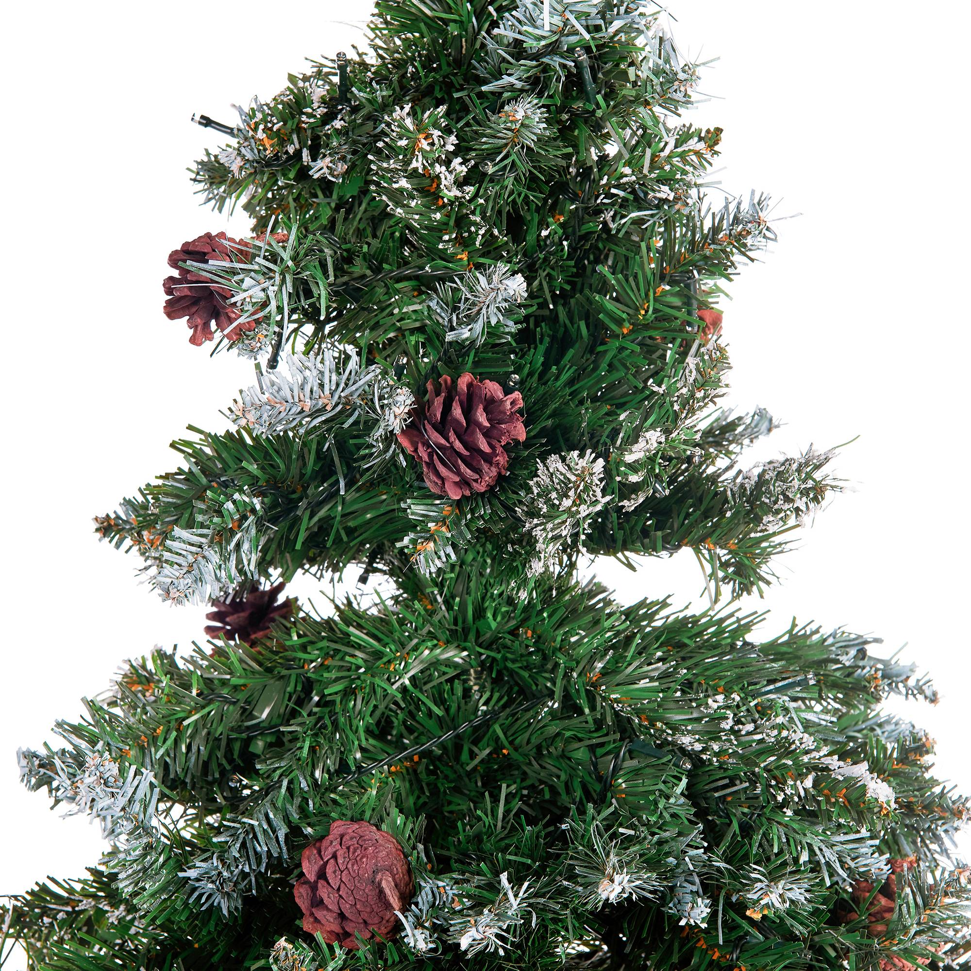 Beliani - Sapin de Noël PVC Vert PALOMAR - 125x125x210- Beliani - Image 4