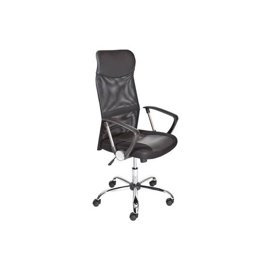 Fauteuil de Bureau à Roulettes "Work" 121cm Noir - Image 1