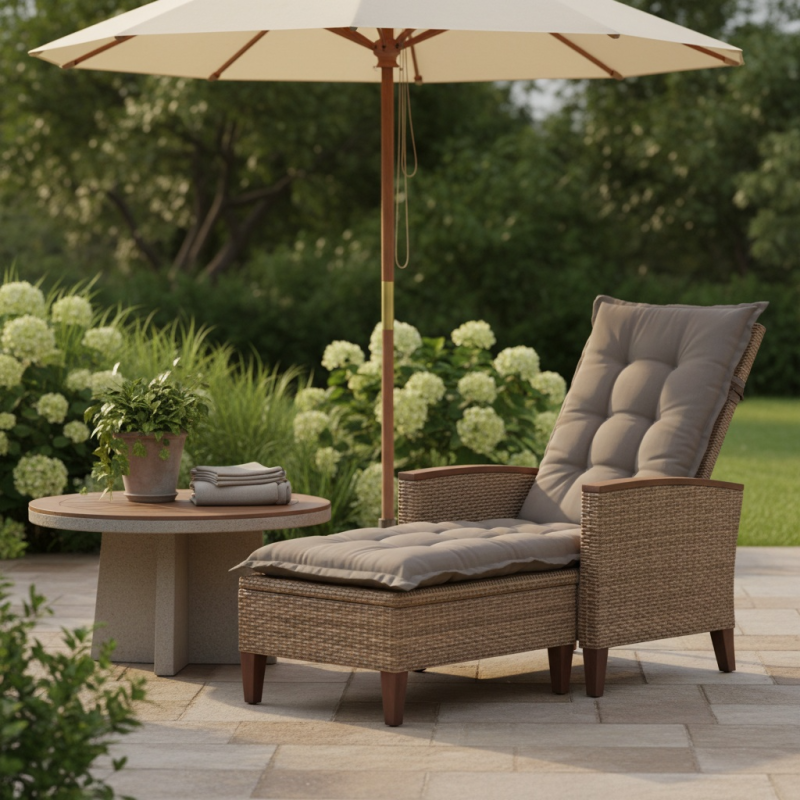 Madison - Coussin avec dossier PANAMA 50 x 123 cm - MADISON Série Longue - Taupe - Image 1