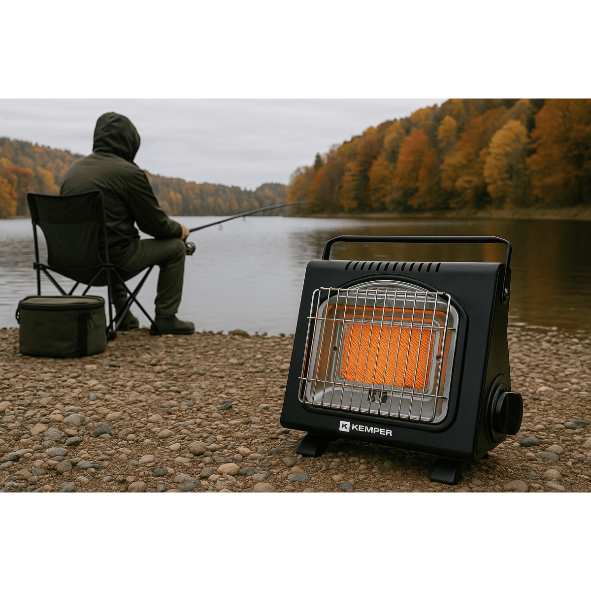 Chauffage à Gaz Céramique PHönix PH-100 1,7 KW + Sac + 8 Cartouches
