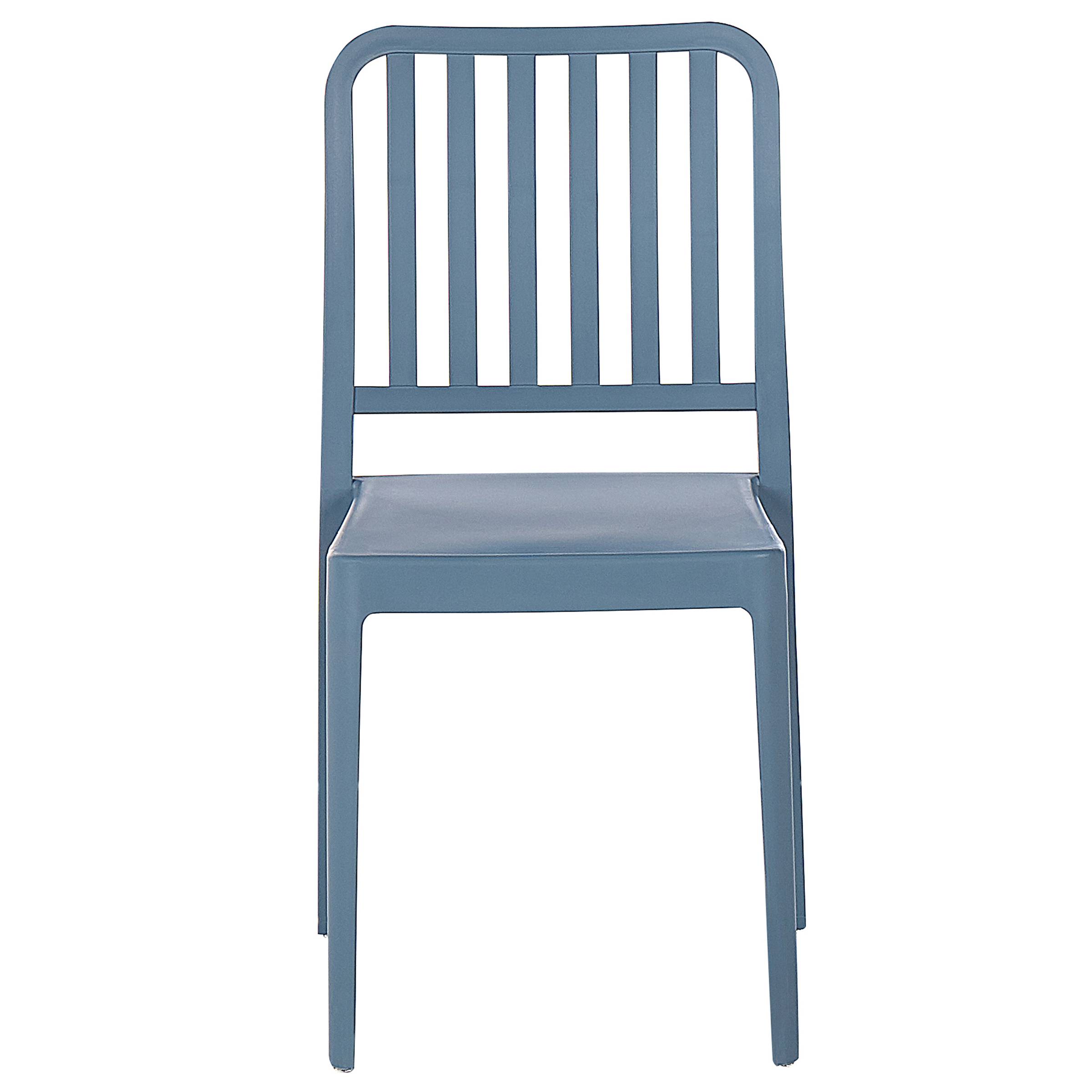 Beliani - Chaise de salle à manger Matière synthétique Bleu SERSALE Beliani - Image 4