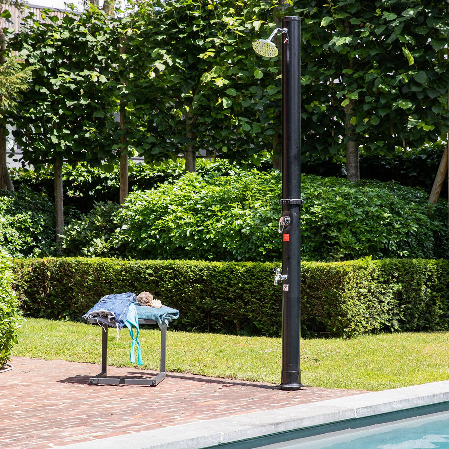 Douche solaire MOOREA noire 18L - HAPPY GARDEN - Image 5