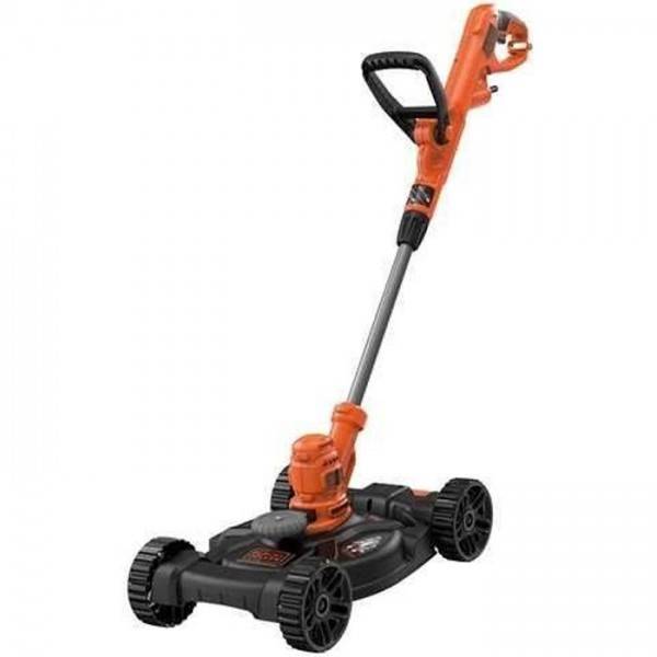 Tondeuse a Gazon BLACK+DECKER Outil 3-en-1 Filaire 550W Coupe-Bordures BESTA530CM-QS Dresse-Bordures et   30 cm