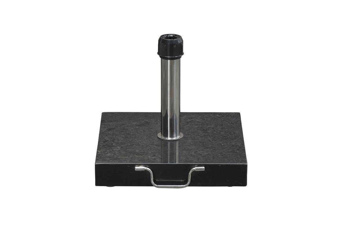 Pied de parasol en granit Cosmo - 40 kg - anthracite royal - Image 2