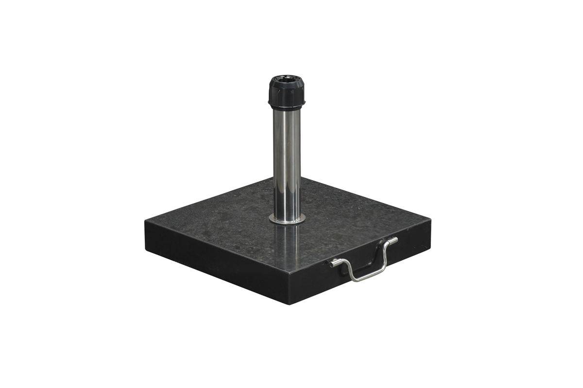 Pied de parasol en granit Cosmo - 40 kg - anthracite royal - Image 1