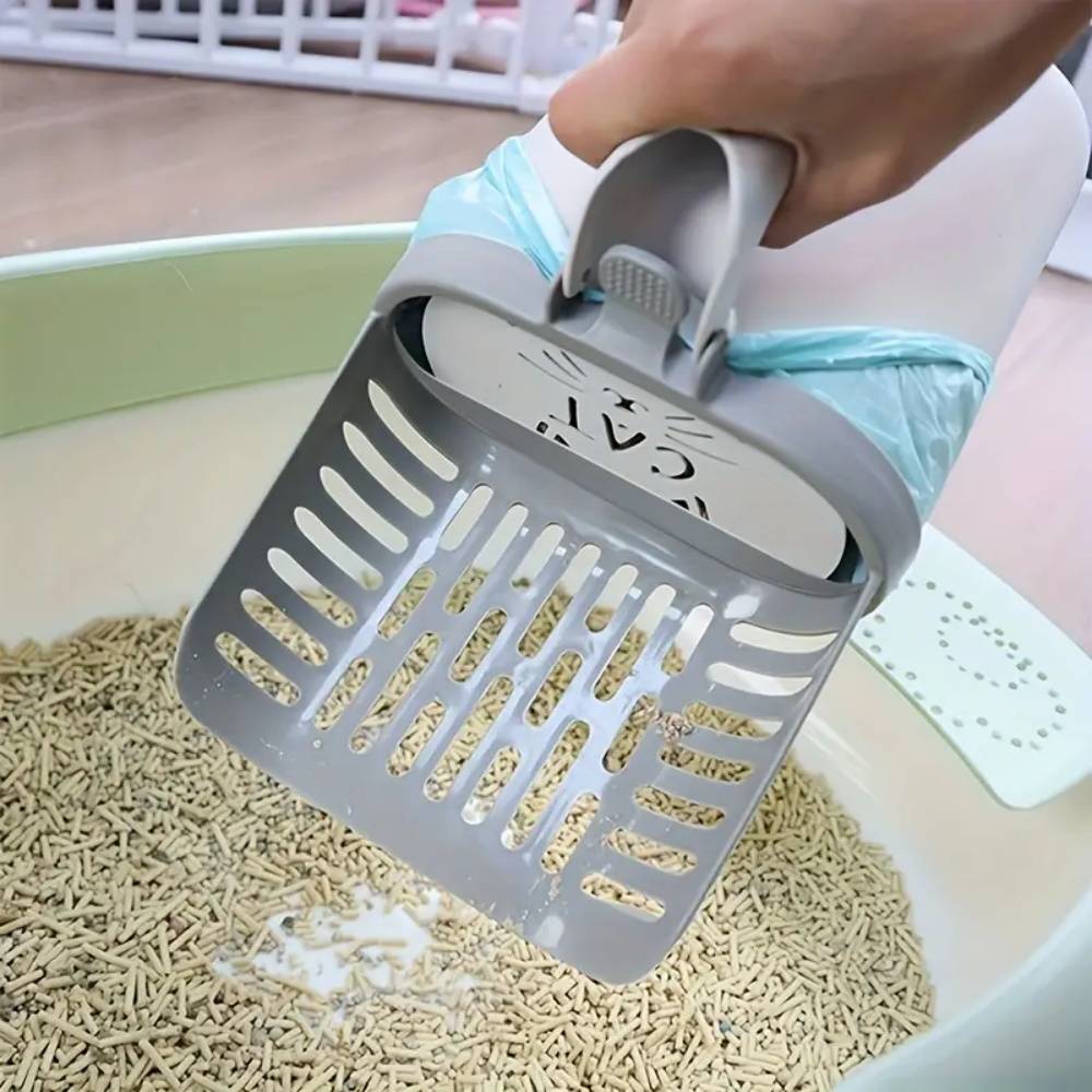 IntiMeg - Pelle à litière pour chat avec sac poubelle intégré IntiMeg - Image 2