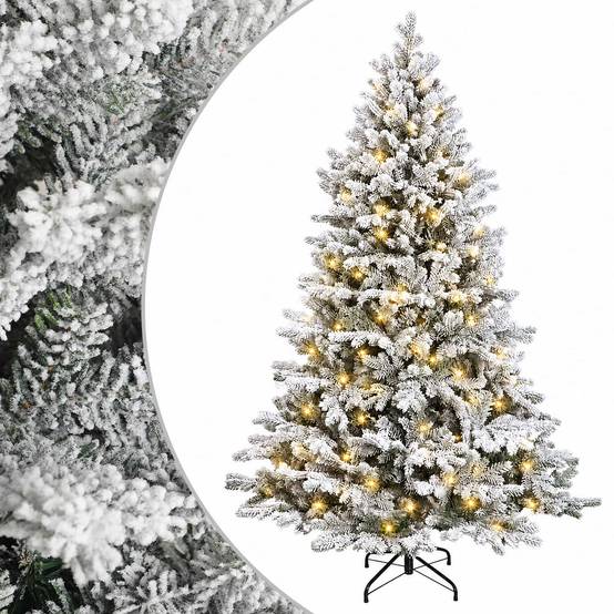 Vidaxl - Sapin de Noël Artificiel à Branches Articulées 180 cm 300 LED vidaXL 3466276 - Image 2