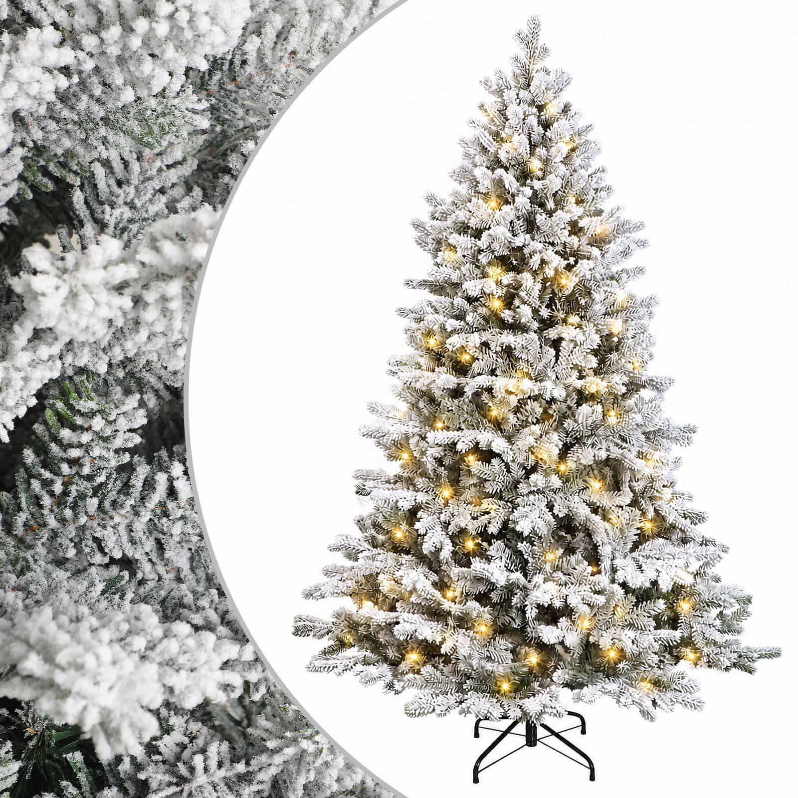 Vidaxl - Sapin de Noël Artificiel à Branches Articulées 180 cm 300 LED vidaXL 3466276 - Image 2