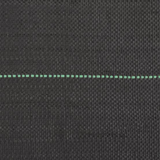 Toile Paillage Anti-Herbes 150g/m² PP Tissé pour Jardin Allée 2x10 m Noir - ComfortXL Outdoor Living - Image 5