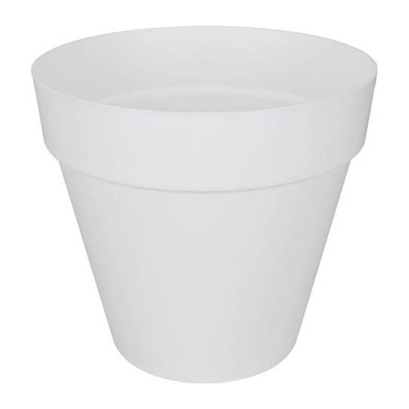 Elho - Pot De Fleur Elho Plastique Rond Loft Urban Blanc ø 30 X 26 Cm 9,6 L - Image 1