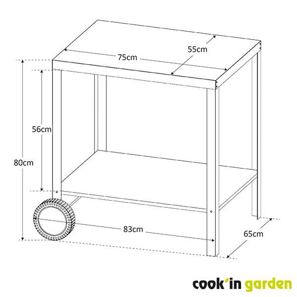 Cook in Garden - Desserte MEDIA 75 - Image 7
