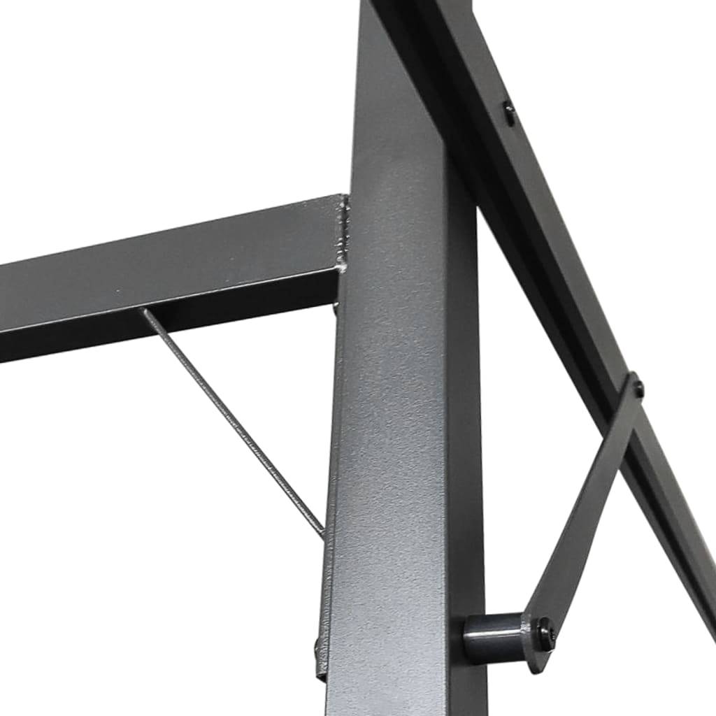 ComfortXL - Pergola Acier Aluminium Jardin Terrasse Toit Rétractable 295x292x230cm Crème - ComfortXL Outdoor Living - Image 7