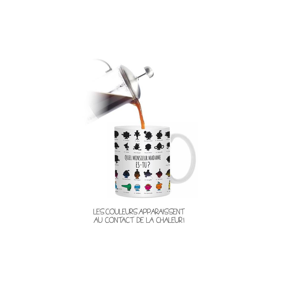 The Home Deco Factory - Mug Magique "Monsieur & Madame®" 12cm Blanc - Image 3