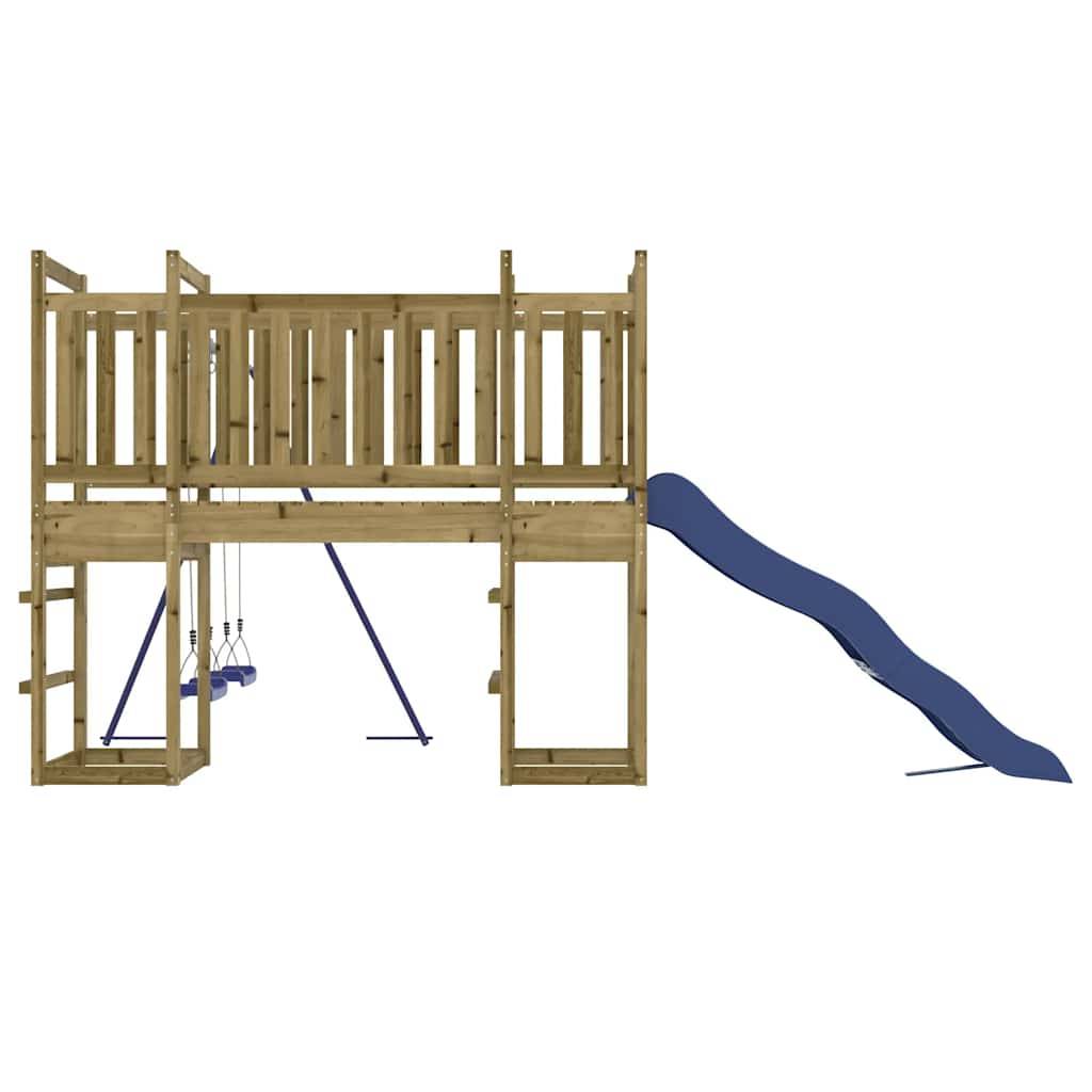 Aire de jeux d'extérieur - Jeu Plein air enfant bois de pin imprégné rj20 - Image 5