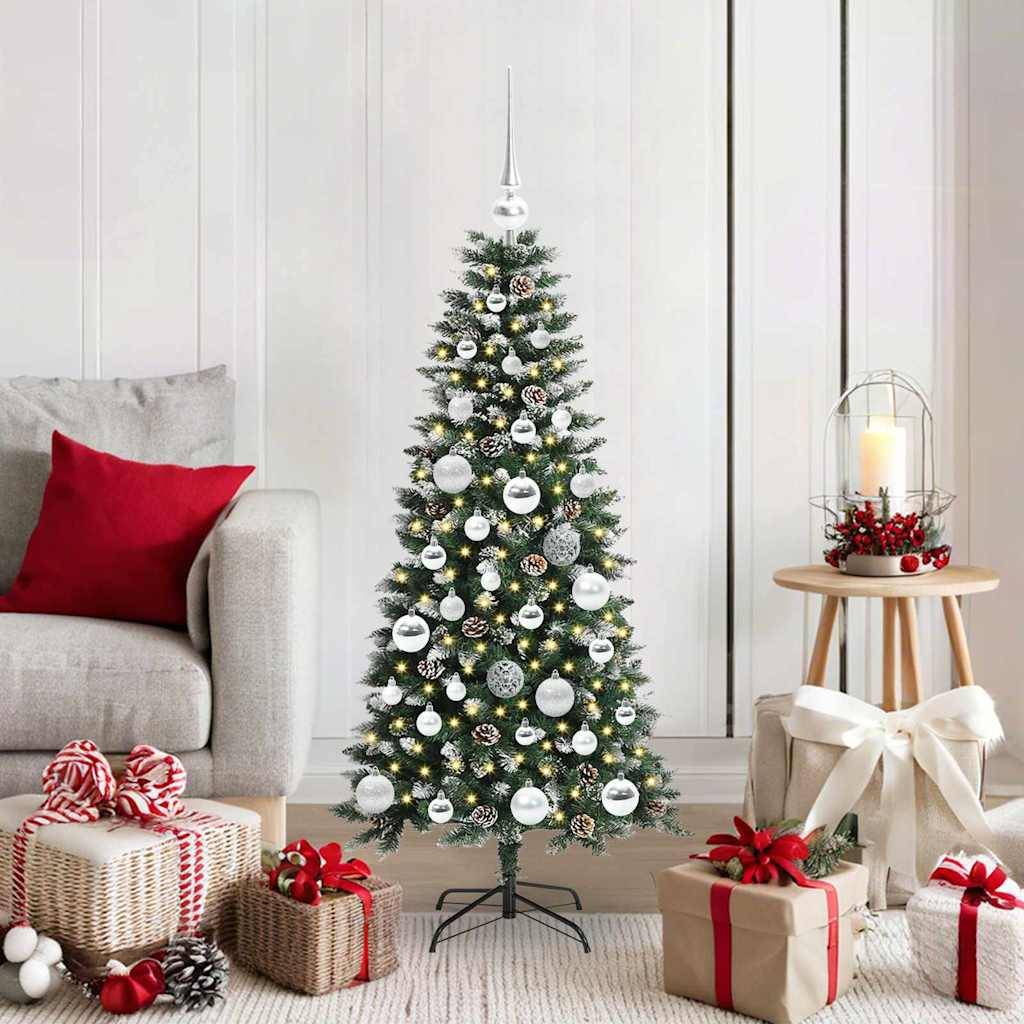 ComfortXL - Petit Sapin de Noël Décoré et Lumineux 1.2m, avec 150 LED et Accessoires Fêtes USB – ComfortXL Outdoor Living - Image 1