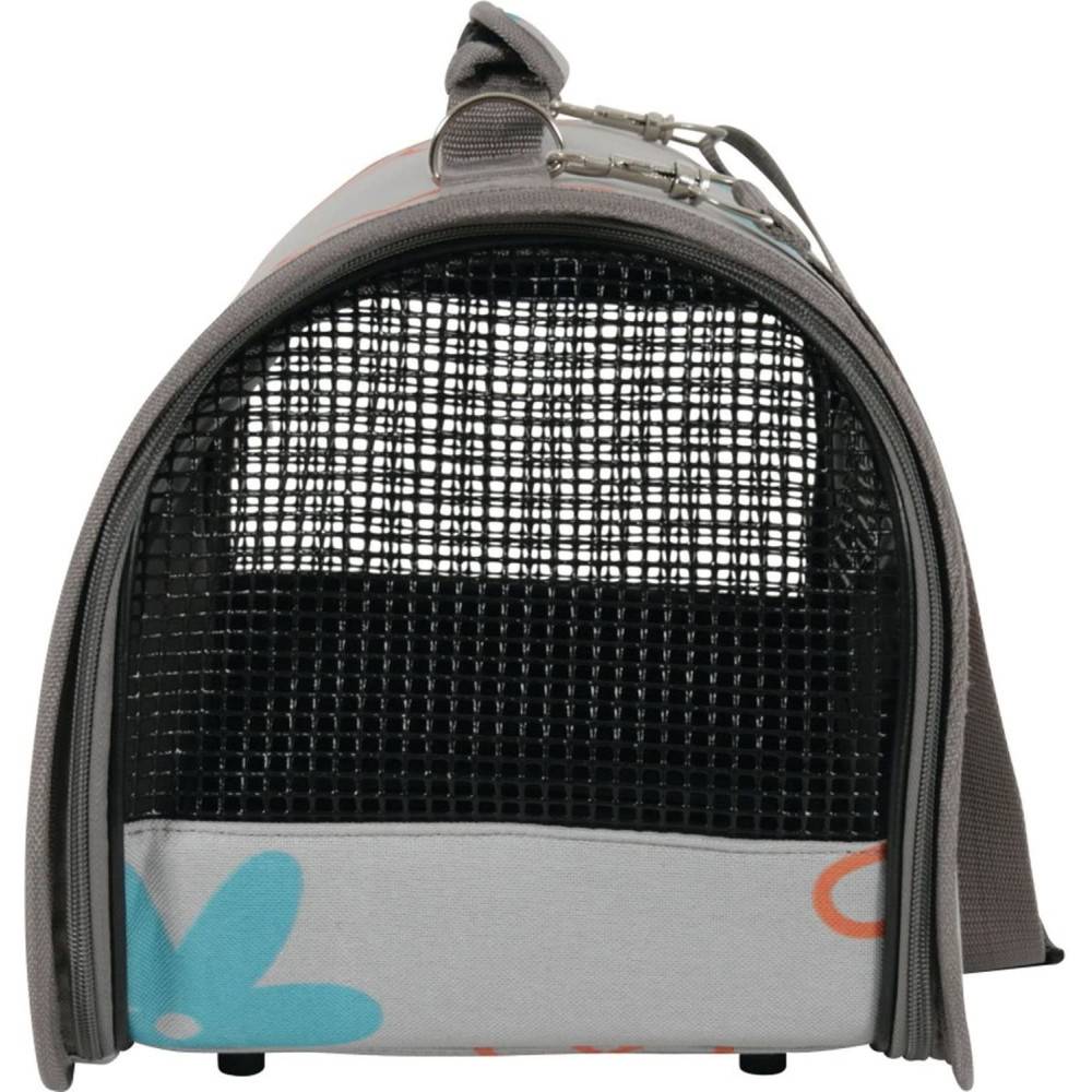 Animallparadise - Panier de transport Flower,  S, Gris, pour chat ou chien. max 4 kg - Image 6