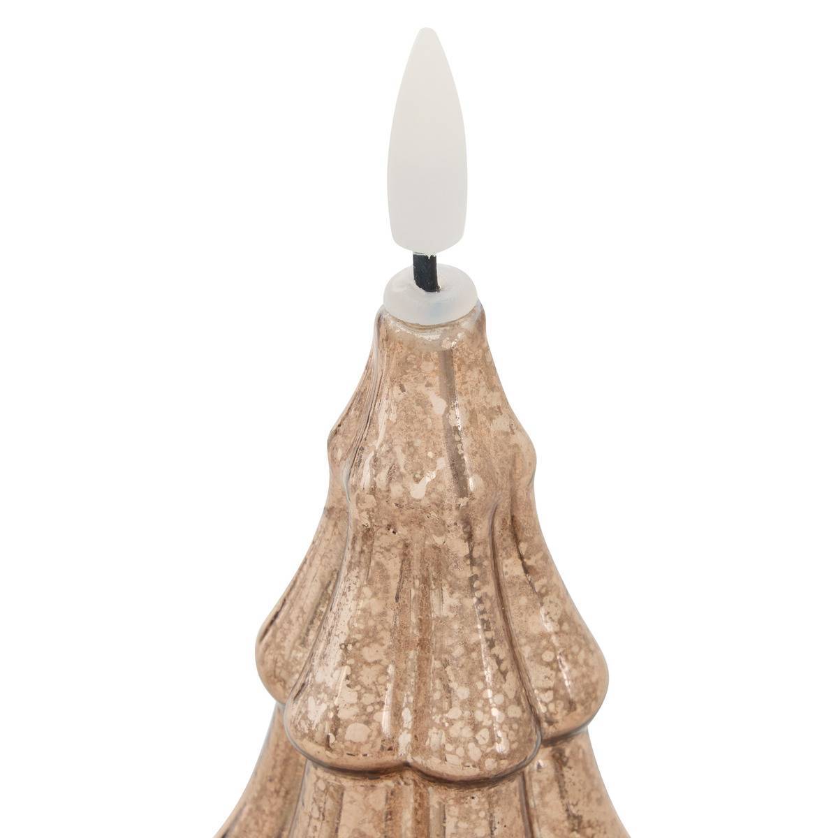 Feeric Christmas - Bougie LED en verre sapin H. 23 cm - Feeric Lights & Christmas - Image 2