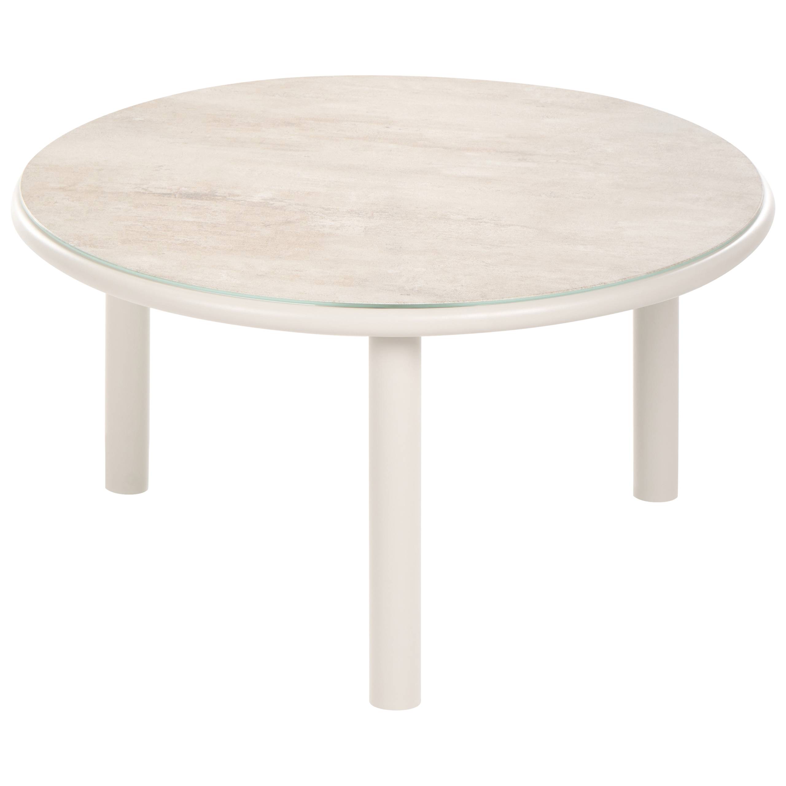Beliani - Set de jardin, 6 Personnes Aluminium Beige clair ORIOLO - 352x120x84- Beliani - Image 8