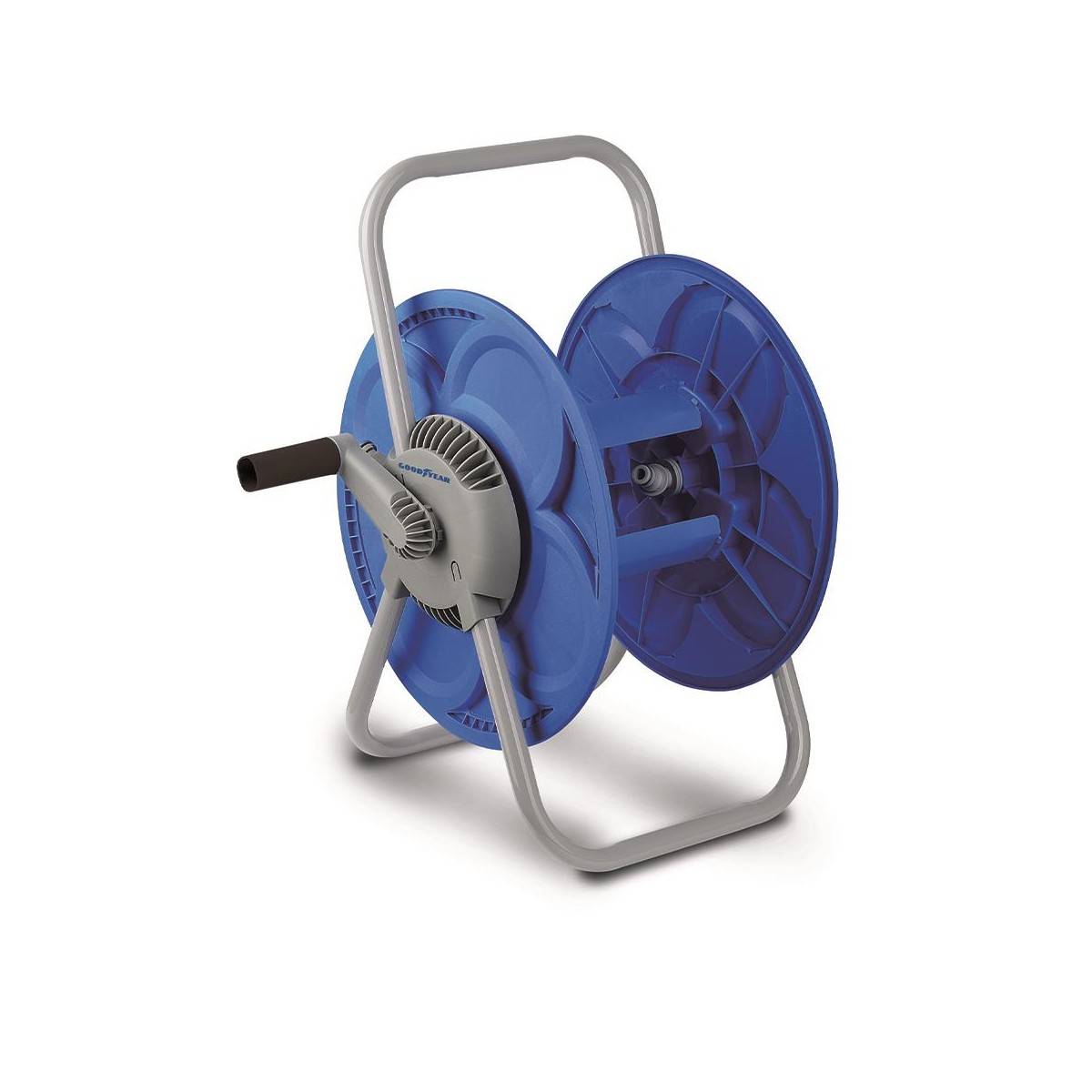 Enrouleur de tuyau d'arrosage Dévidoir 36 x 44 x 52 cm Anti Rouille Anti Corrosion GOODYEAR