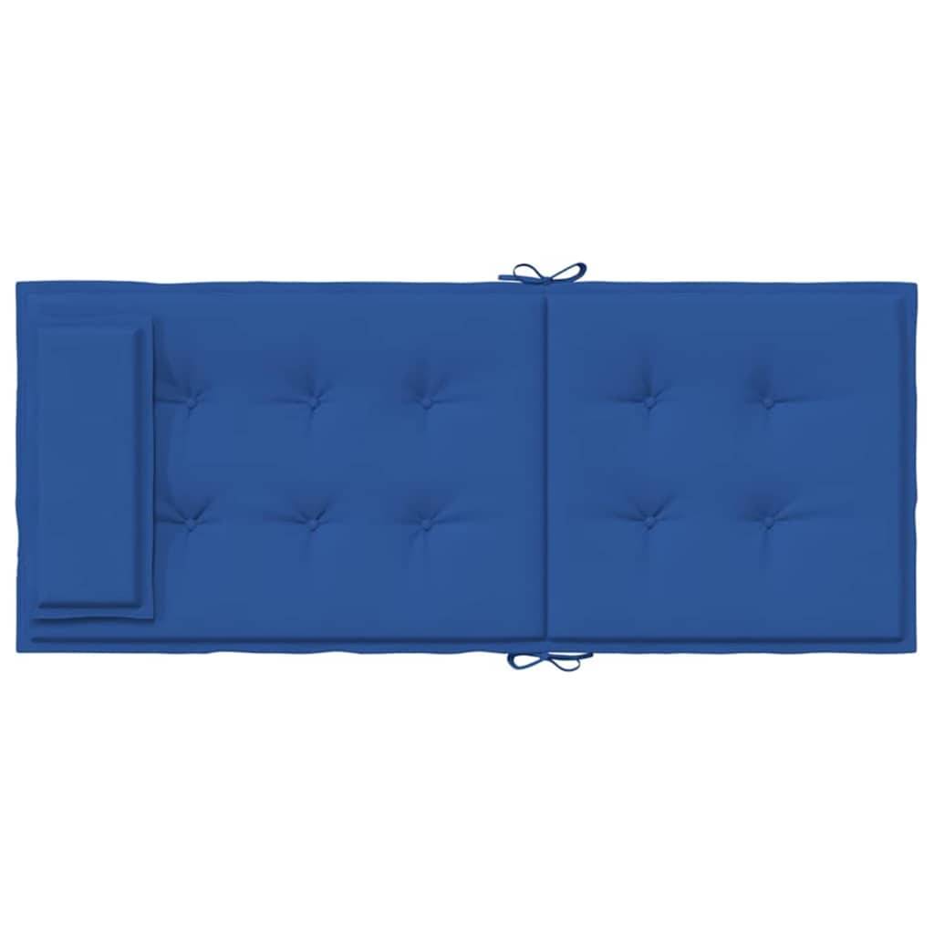 PANGIVO - Coussins de chaise à dossier haut lot de 4 tissu Oxford bleu royal 120 x 50 x 3 cm - PANGIVO - Image 7