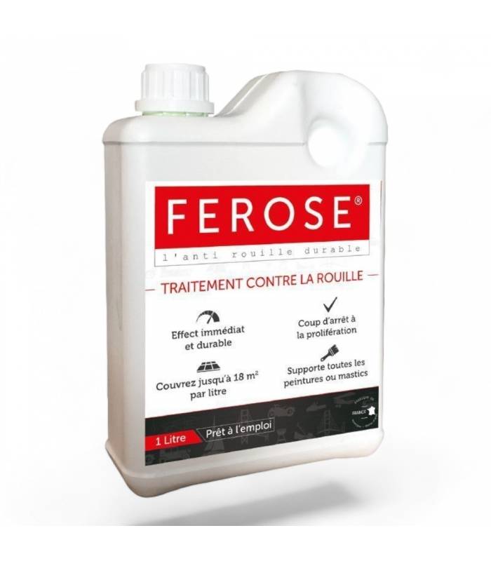 Ferose - Traitement curatif anti rouille convertisseur de rouille Ferose - bidon 250mL - Image 1