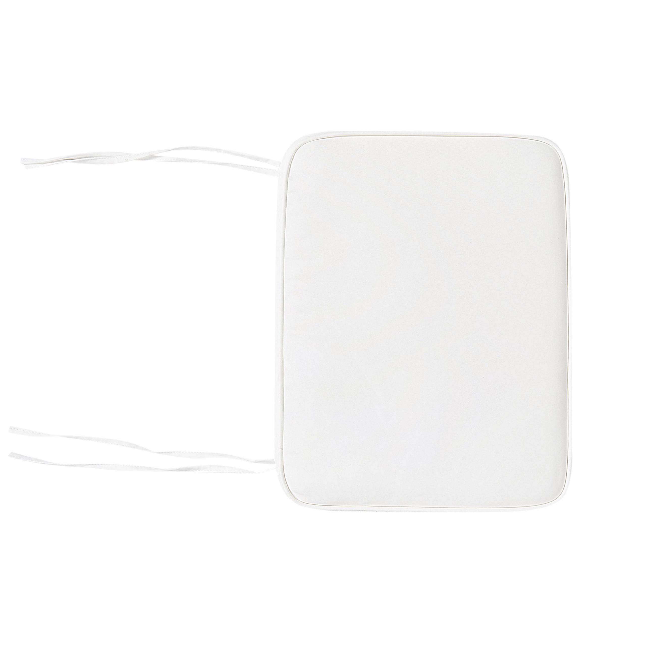 Beliani - Coussin d'assise d'extérieur Polyester Blanc cassé FIJI - Beliani - Image 6