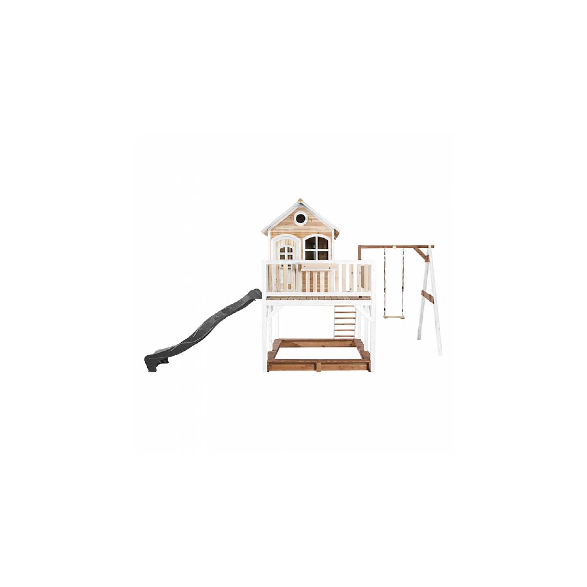 Maison de Jeu AXI Classic Liam avec Toboggan et Balançoire en Bois - Image 2