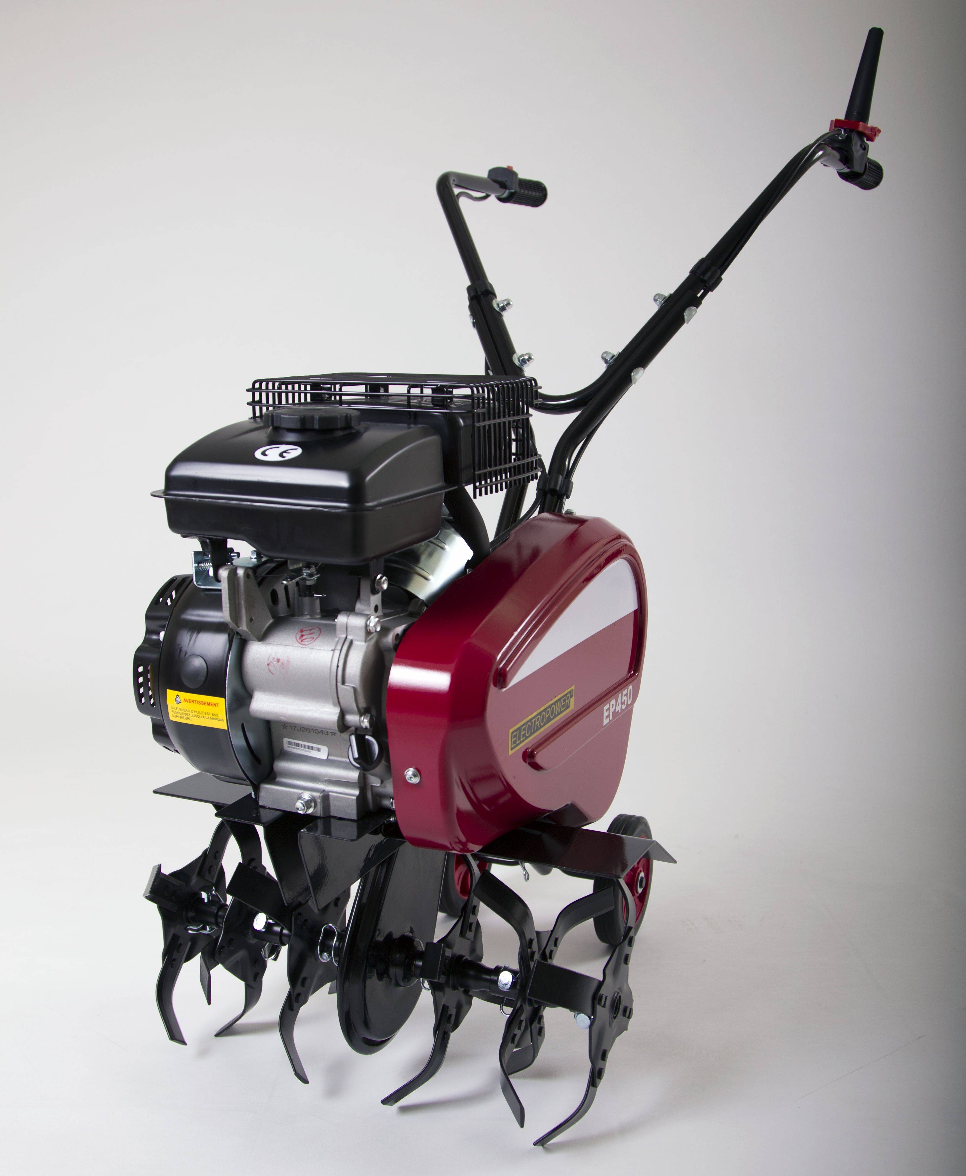 Motobineuse thermique 98.5 cc à 6 fraises - Image 1