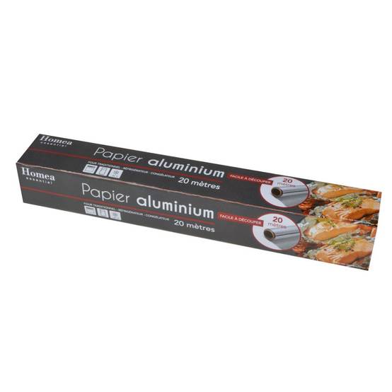 Papier Aluminium "Facile à Découper" 20m Argent - Image 1