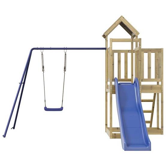 Aire de jeux d'extérieur - Jeu Plein air enfant bois de pin imprégné rj21 - Image 3