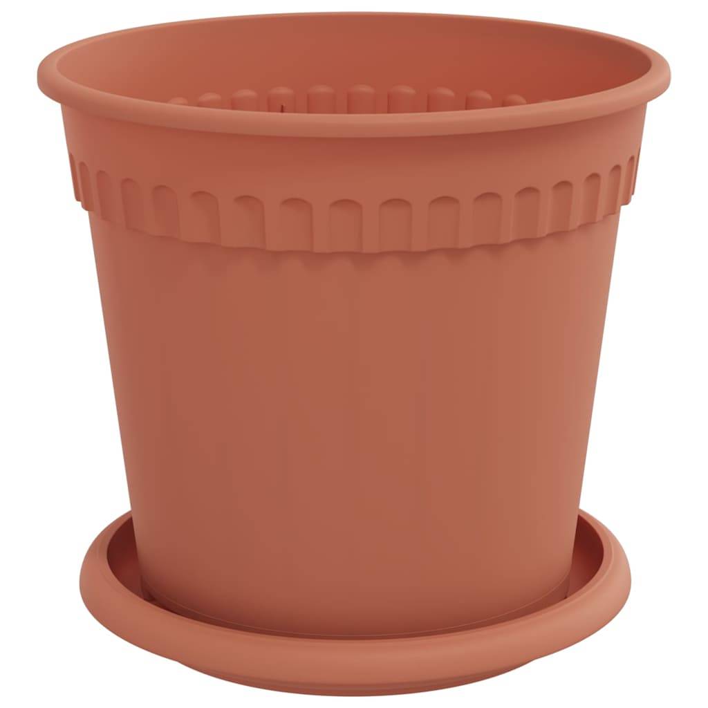 Vidaxl - Pots de plantes 24 pc Rouge brique Plastique vidaXL 3403264 - Image 6