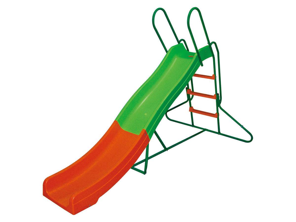 Toboggan Double Vagues 2,4 M Family Xl -habitat Et Jardin