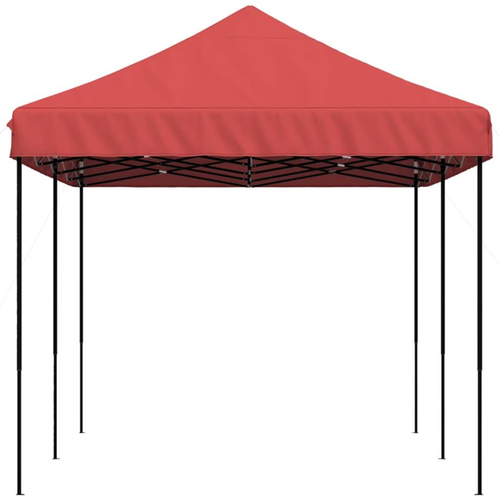 ComfortXL - Tente de réception pliable acier événement plein air pop-up 580x292 Rouge - ComfortXL Outdoor Living - Image 4