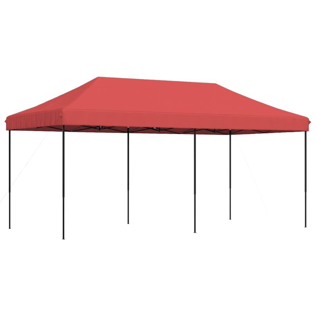 ComfortXL - Tente de réception pliable acier événement plein air pop-up 580x292 Rouge - ComfortXL Outdoor Living - Image 5